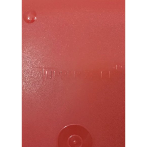 4 sheer TUPPERWARE DIVIDED DINING TRAYS stackable picnic lunch cafeteria camping - Picture 8 of 9